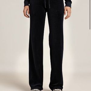 Juicy Couture petite velvet track pant